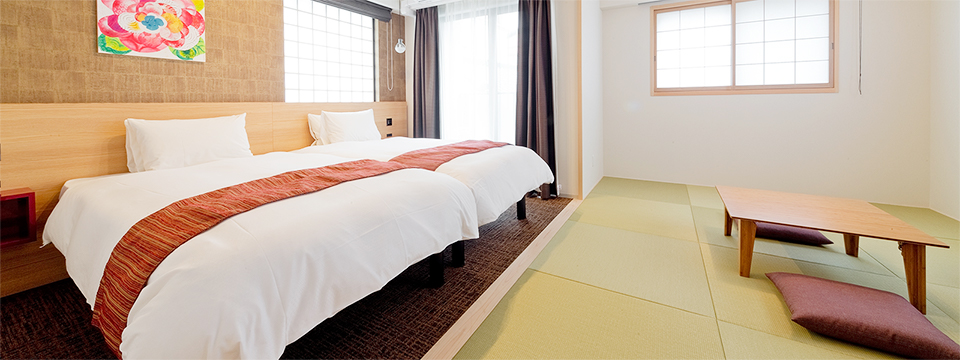 Deluxe Twin Room with Tatami Area2